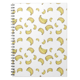 Cute Banana Pattern | Hand Drawn Banana Aesthetic  Notizblock