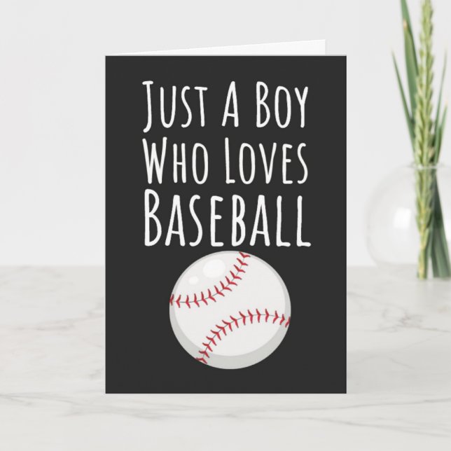 Cute Baseball Cards For Baby Boys Kids Player Fan Karte (Vorderseite)