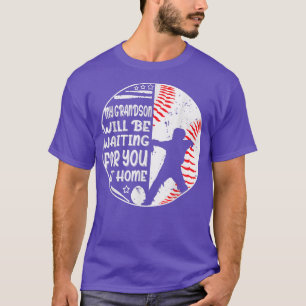 Cute Baseball Catcher Grandma Grandpa Grandson Quo T-Shirt