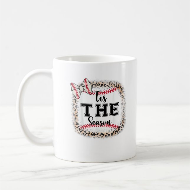 Cute Baseball Tis The Season Mom Sister Toddler Gi Kaffeetasse (Links)