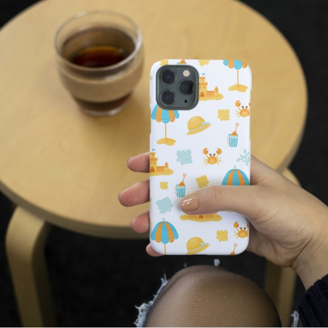 Cute Beach Umbrella & Sandcastle  Case-Mate iPhone Hülle (Von Creator hochgeladen)