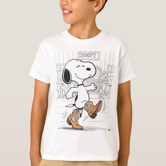 Cute Beagle Cartoon T-shirt (Vorderseite)