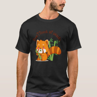 cute bear eating bamboo T-Shirt