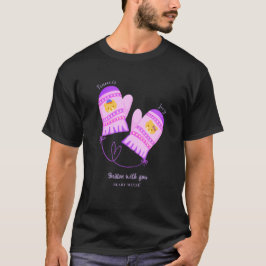 Cute Bear Smitten With You Personalized Lovers T-Shirt