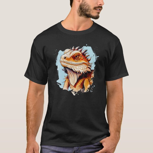 Cute Bearded Dragon Beardies Enthusiasts Love Bear T-Shirt (Vorderseite)