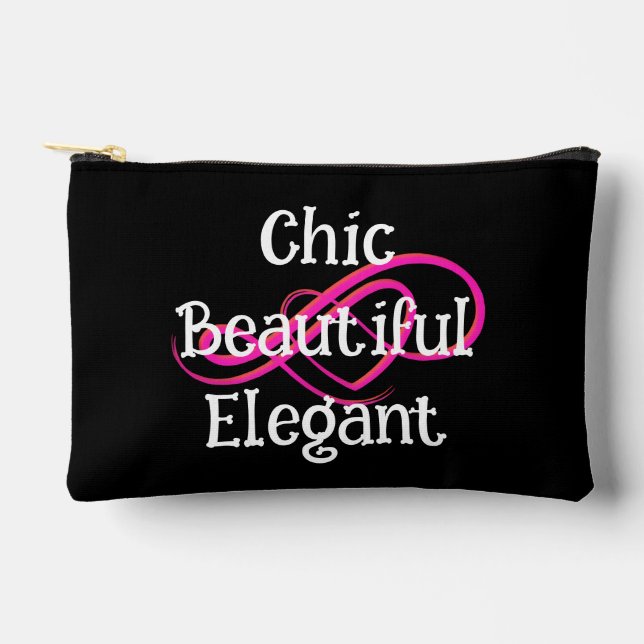 Cute, Beautiful, Elegant Small Zubehörtasche (Vorderseite)