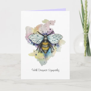 Cute Bee And Rainbow Wash Card Karte