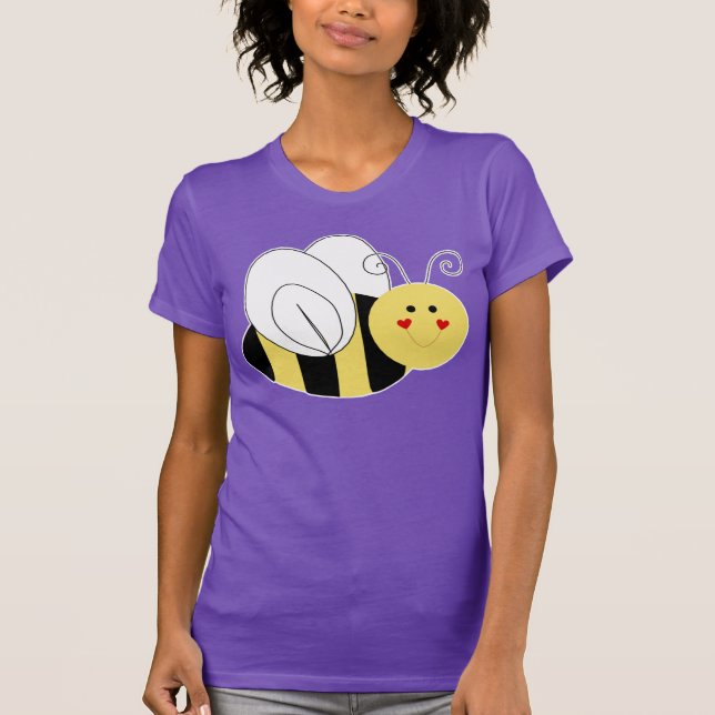 Cute Bee Graphic T-Shirt (Vorderseite)