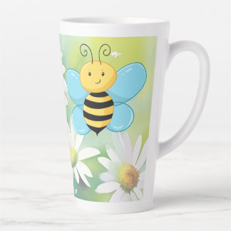 Cute Bee (w/ matching lined illustrated journal) Milchtasse