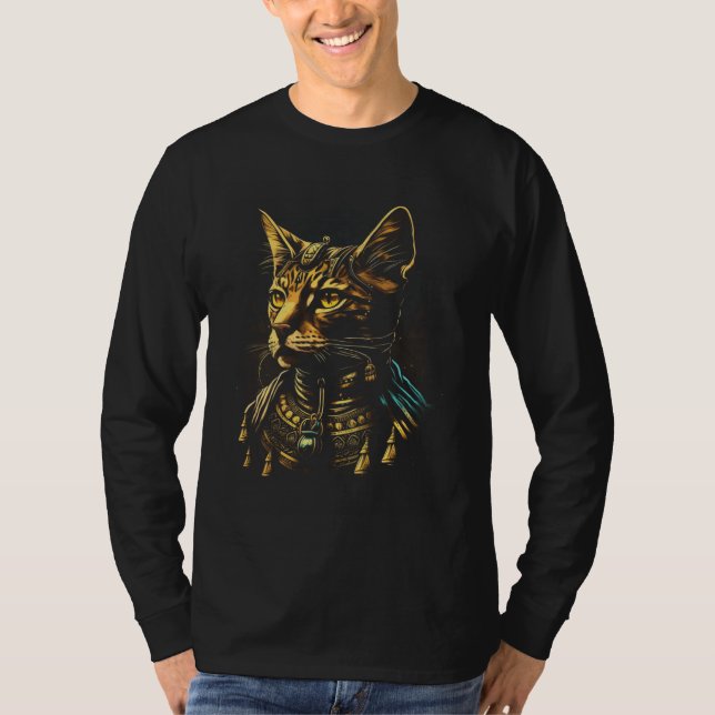 Cute Bengal Cat  Egyptian Pharaoh Bengal Cat Costu T-Shirt (Vorderseite)