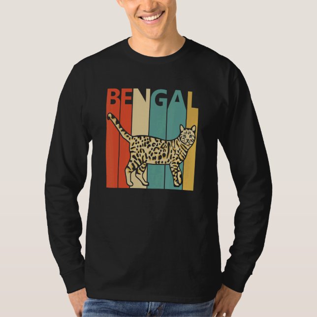 Cute Bengal Cat T-Shirt (Vorderseite)