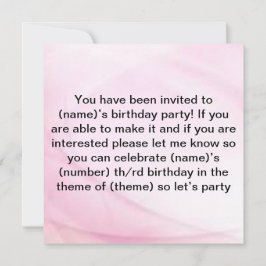 Cute BFF-Geburtstag  Einladung