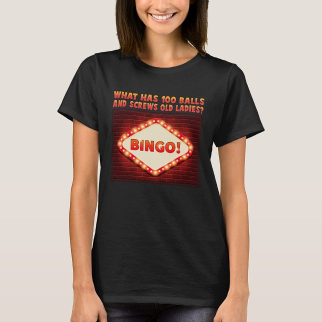 Cute Bingo Design For Casino Game Bingo Lover 2 T-Shirt (Vorderseite)