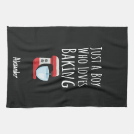 Cute Black Baking Gifts For Kids Baby Boys Baker Geschirrtuch