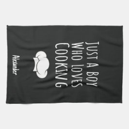 Cute Black Cooking Gifts For Baby Boys Kids Chef Geschirrtuch