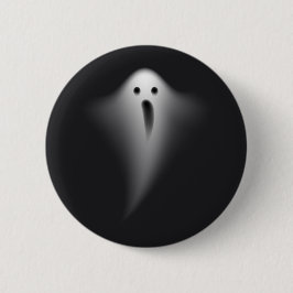 Cute Black Ghost Button