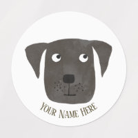 Cute Black Labrador Retriever Dog