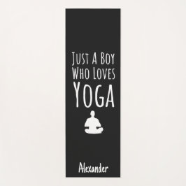 Cute Black Yoga Gifts For Little Boys Kids Yogi Yogamatte