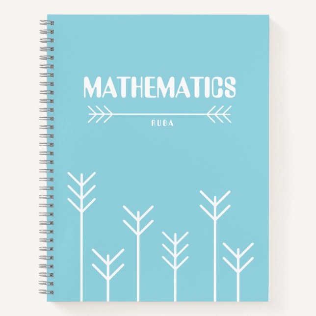 Cute Blue Notebook Notizbuch (Vorderseite)