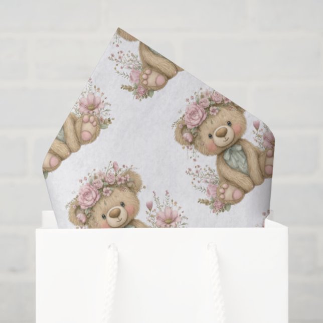 Cute Boho Animal Birthday Party Seidenpapier (Geschenktüte)