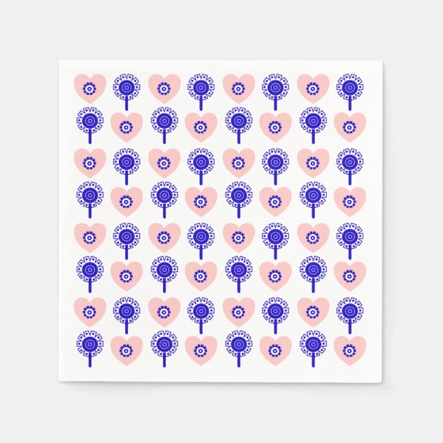 Cute boho pattern serviette (Vorderseite)