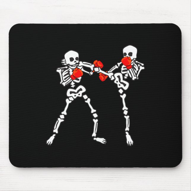 Cute Bone Kickbox - Für coole Männer und Frauen mi Mousepad (Vorne)