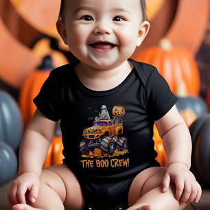 Cute Boo Crew Moderne Familie Matching Halloween Baby Strampler