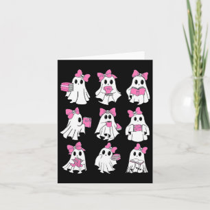 Cute Booooks Ghost Read More Books Funny Teacher H Karte