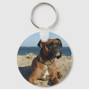 Cute Boxer Dog Keychain Schlüsselanhänger