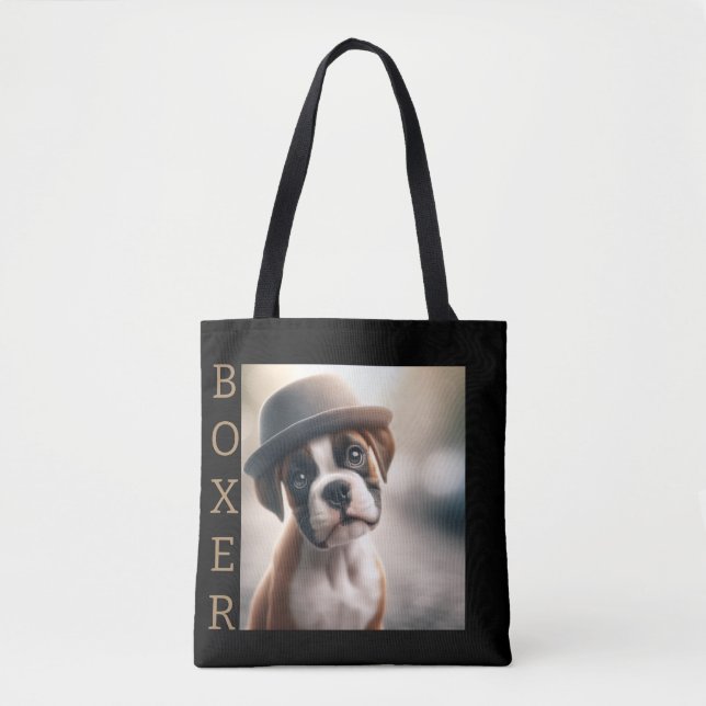 Cute Boxer Puppy – Stylish Dog Art (Vorderseite)