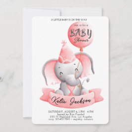 Cute Budget Baby Shower Einladung