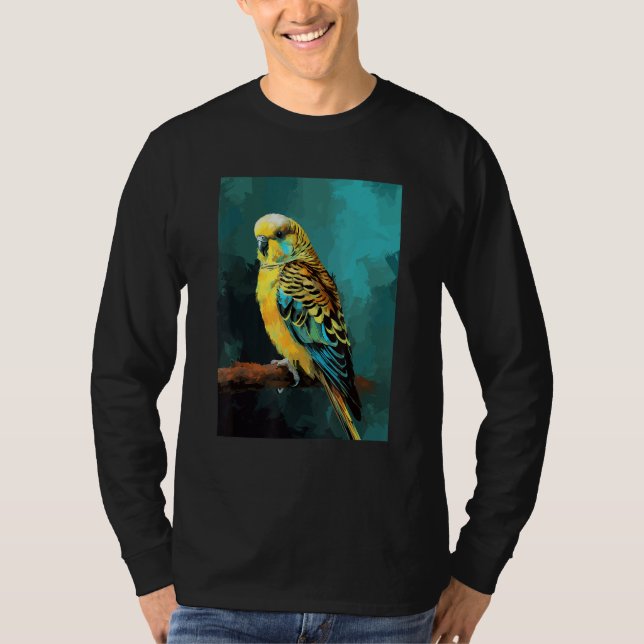 Cute Budgie Bird Parakeet Birds Bird Breeder 1 T-Shirt (Vorderseite)