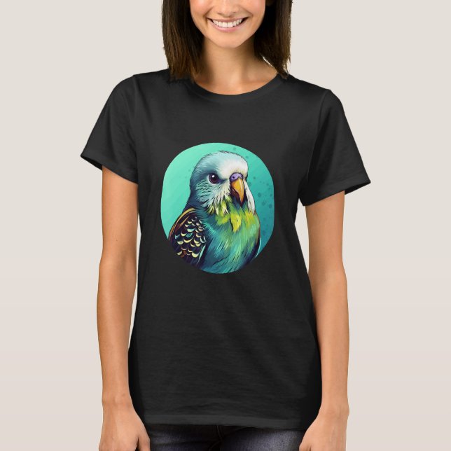 Cute Budgie Bird Parakeet Birds Bird Breeder 2 T-Shirt (Vorderseite)