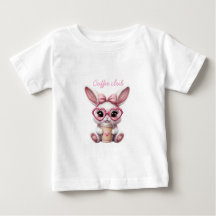 Cute Bunny Coffee Club Kinder T-Shirt – süß