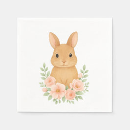 Cute bunny easter Paper Napkin Serviette