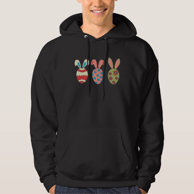 Cute Bunny Eggs Hoodie (Vorderseite)