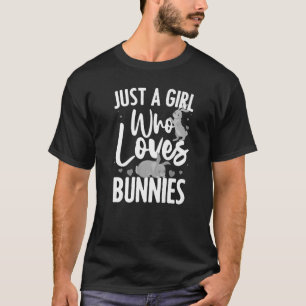 Cute Bunny For Girls Women Kids Rabbit Coney T-Shirt
