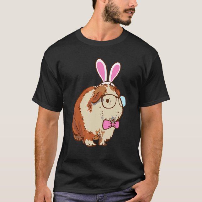 Cute Bunny Guinea Pig T-Shirt (Vorderseite)
