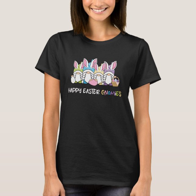 Cute Bunny Happy Easter Day Eggs Hunt Boys Girls K T-Shirt (Vorderseite)
