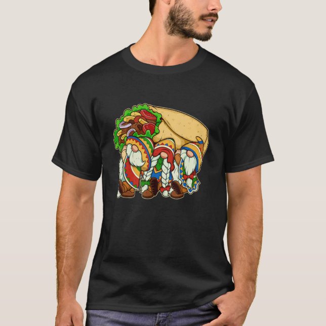 Cute  Burrito Gnomes  Cinco de Mayo  Mexican T-Shirt (Vorderseite)