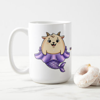 Cute Capricorn Cartoon – Whimsical Zodiac Kaffeetasse