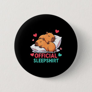 Cute Capybara Official Schlafoverall Kuscheliger S Button