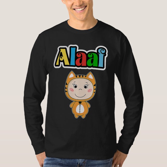 Cute Carnival Animal, Kölle Alaaf, Party Tiger T-Shirt (Vorderseite)