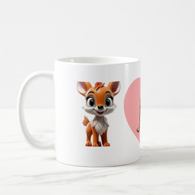 Cute Cartoon Dee Kaffeetasse (Links)