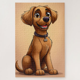 Cute Cartoon Dog Puzzle