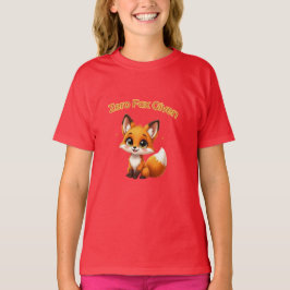 Cute Cartoon Fox – Adorable Kawaii Style T-Shirt