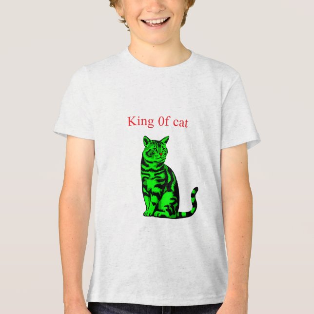 Cute Cartoon T-Shirt for Kids Tri-Blend Shirt (Vorderseite)