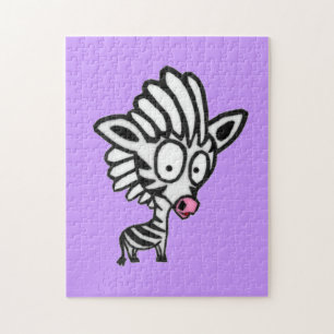 Cute Cartoon Zebra Puzzle