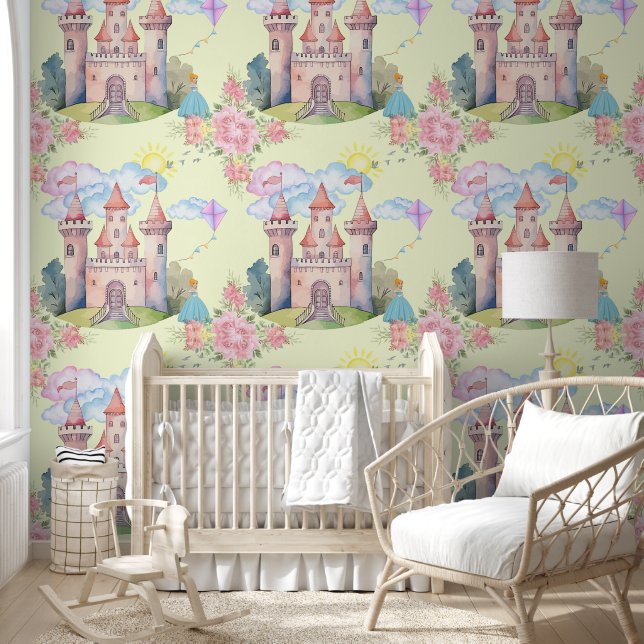 Cute castle princess sky  tapete (Kinder)