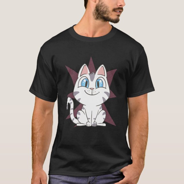 Cute Cat 7 T-Shirt (Vorderseite)